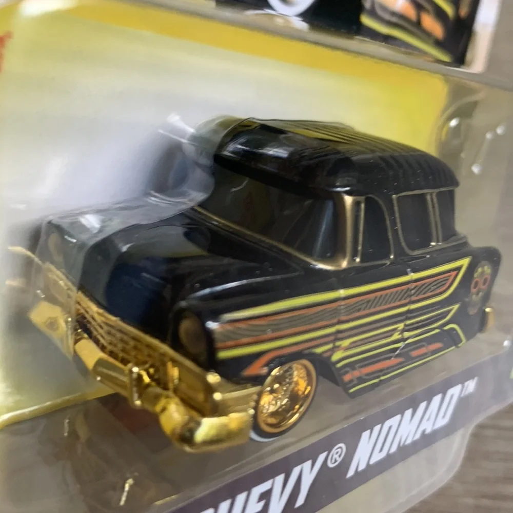CarTuned Series 1 1956 Chevy Nomad Lowrider Black Diecast Vehicle MGA Car Tuned